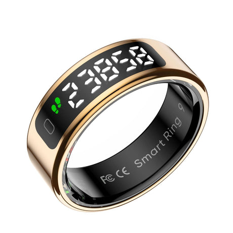 12 Size R11 Smart Ring Heart Rate Oxygen Sleep Sports - Gold