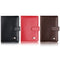 Passport & Card Holder With Buckle Clip Pu Protection - Black
