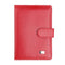 Passport & Card Holder With Buckle Clip Pu Protection - Black