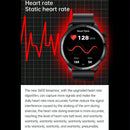 1.39 Inch Ip67 Waterproof Leather Band Smart Watch Supports Bluetooth Call / Blood Oxygen / Body Temperature Monitoring - Brown