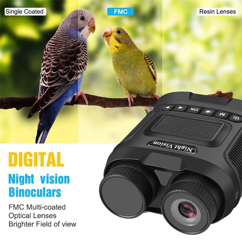 3 Digital Night Vision Binoculars with 3 Ips Screen - Green