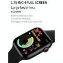 1.75 Inch Full Screen Ip67 Waterproof Smart Watch Support Sleep Monitor / Heart Rate Monitor / Bluetooth Call - Pink