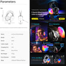 2M Luminous Wired Headphones Awei Gm-11 - White