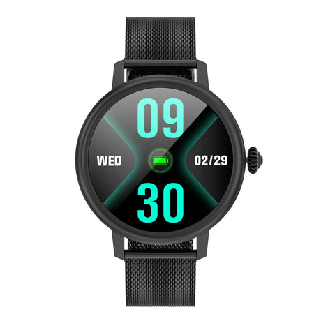 Smart Steel Watch With Colour Screen - Cf90 - Gold