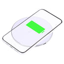 15W Plaid Desktop Wireless Charger - White