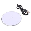15W Plaid Desktop Wireless Charger - White