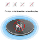 15W Plaid Desktop Wireless Charger - White