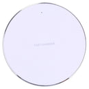 15W Plaid Desktop Wireless Charger - White
