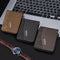 Retro Rfid Blocking Zip Wallet with Short Coin Pocket - Coffee