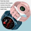 Smart Heart Rate Blood Pressure Oxygen Monitoring Sports Pedometer Wireless Bluetooth Watch - Black