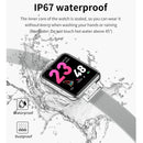1.22 Inch Waterproof Smart Watch With Sleep & Heart Rate Monitor - Silver