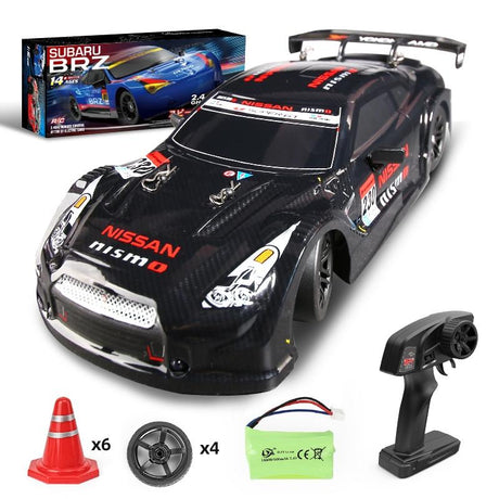 1 16 4wd Drift Rc Toy Car - 2.4g - Compact Design - Black Red