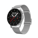 Waterproof Bluetooth Smart Watch With Heart Rate And Blood Monitoring - Silver