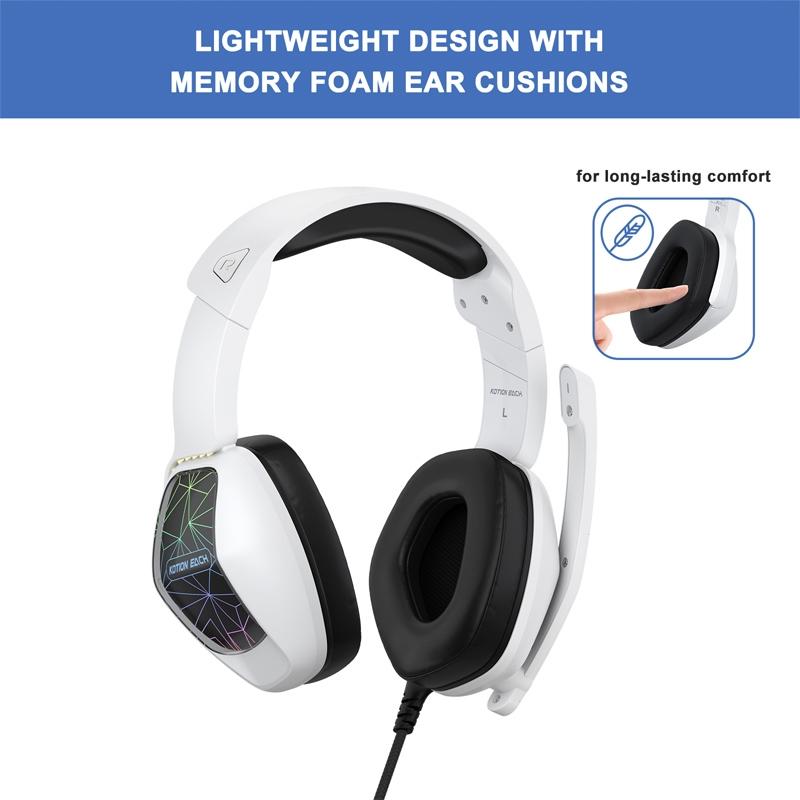 2.1M Gaming Headset With Mic Kotion Each G6000 - Black White