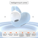 Wireless Single Ear Clip-on Bluetooth Earphone - M-s8 - Gray