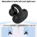 Wireless Single Ear Clip-on Bluetooth Earphone - M-s8 - Gray