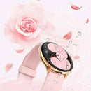 Smart Watch With Body Temp / Heart / Bp / Oxygen / Sleep Monitoring And Menstrual Cycle Prediction - Ip67 Waterproof - Pink