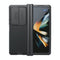 For Samsung Galaxy Z Fold4 5G Mirror Pro Camshield Case Set - Black