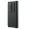 For Samsung Galaxy Z Fold4 5G Mirror Pro Camshield Case Set - Black