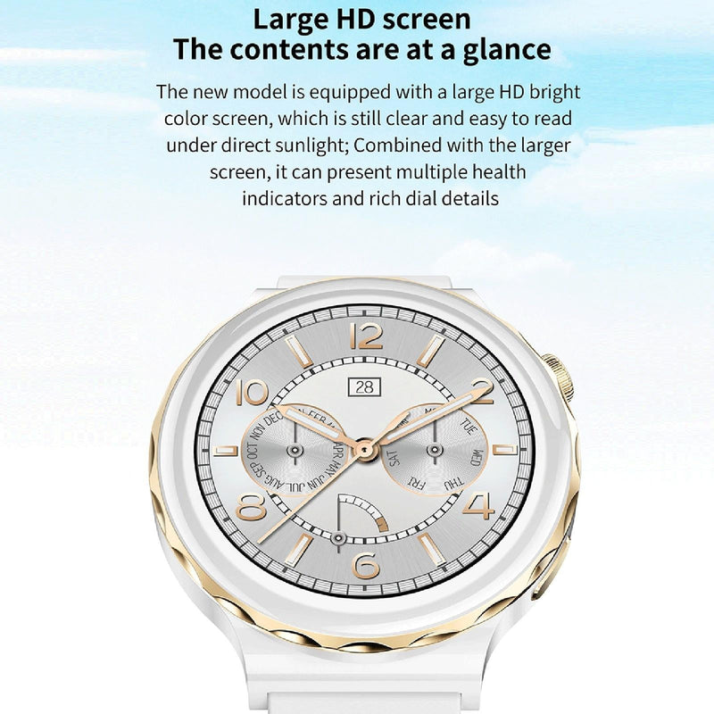 1.28 Inch Dual Mode Sport Smart Watch Support Bluetooth Call / Sleep / Blood Oxygen / Heart Rate / Blood Pressure Health Monitor - White