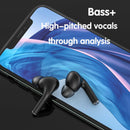 Wireless Sport Earphones with Touch Control and Mic - Bluetooth 5.0 Stereo Bass - White