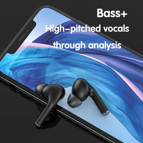 Wireless Sport Earphones with Touch Control and Mic - Bluetooth 5.0 Stereo Bass - White