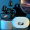 Wireless Noise-cancelling Bluetooth Earbuds with Led Display - Khaki
