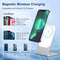 15W Magnetic Wireless Charger For Iphone 12+ - Silver