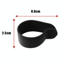 2pcs Silicone Scooter Accelerator Dial Cover for Xiaomi M365 / 1s / Pro / Max G30 / Es2 - Black