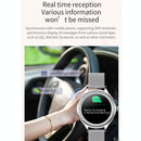 1.09 Inch Hd Colour Screen Bluetooth 5.0 Ip68 Waterproof Smart Watch Sleep & Heart Rate Monitor Blood Oxygen Tracking Steel Strap - Silver