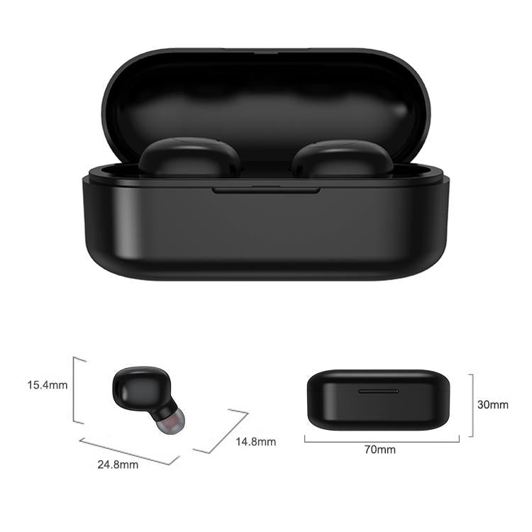 Wireless Sports Bluetooth Earphones - Binaural Stereo Black