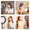 10.2 Rgbw Led Ring Light Kit with Tripod Remote and Phone Clamp