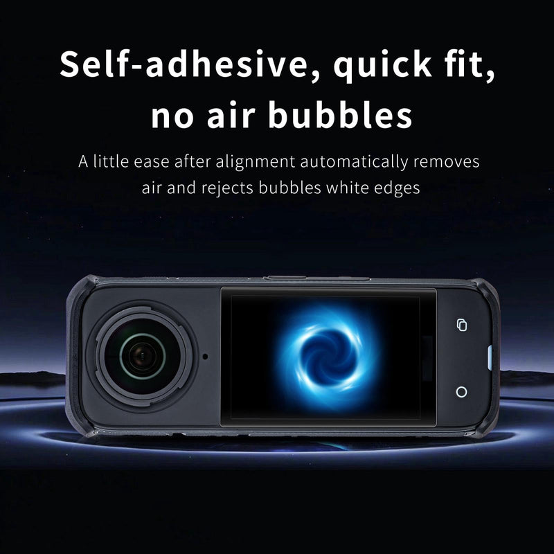 2-Pack Tempered Glass Film For Insta360 X4 - Hd Quality