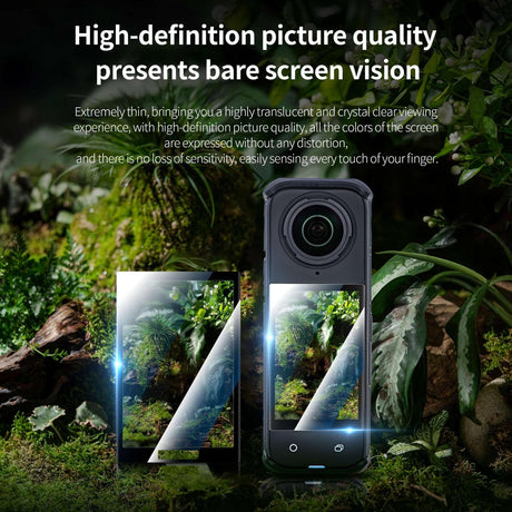 2-Pack Tempered Glass Film For Insta360 X4 - Hd Quality