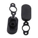 4-pack Silicone Charging Port Covers for Xiaomi Mijia M365 Electric Scooter - Black