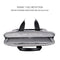 Waterproof Oxford Cloth Laptop Bag With Concealed Handle & Luggage Tie Rod - Black