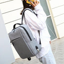 15.6 Laptop Backpack With Usb Charging - Waterproof Oxford Cloth Large Capacity - Black