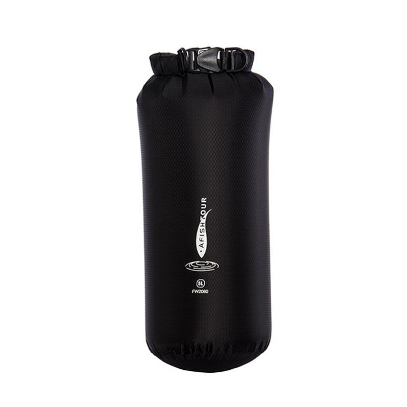 5L Multi Function Outdoor Storage Bag Waterproof Lightweight - Black