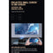Portable Mini Home Theater Projector - 80 Lumens 1920X1080P Remote Control & Adaptor - Black