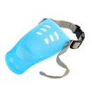 Pet Dog Piggy Mouth Dog Mask Bark Stopper - Size Large - Blue