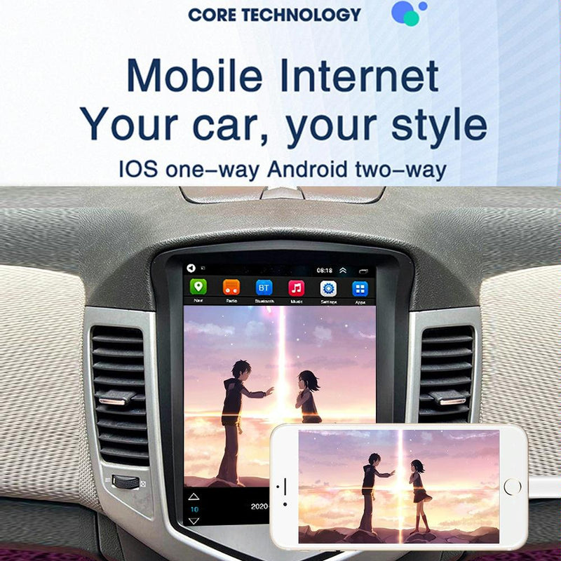 9.7 Inch Navigation System For Chevy Cruze - Standard + 4 Camera - 2 + 32G Standard + 4 Light Camera