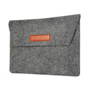 13 Inch Felt Computer Bag for Notebook Protection - Grey