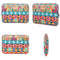 12 Inch Lingge Laptop Liner Bag - Pattern Design - Blue Pattern Diamond Lattice