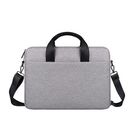 14.1-15.4 Inch Portable Laptop Bag with Single-shoulder Strap - Navy Cyan