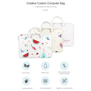 14.1-15.4 Inch Lightweight Printed Laptop Bag In Pu Material - Watermelon