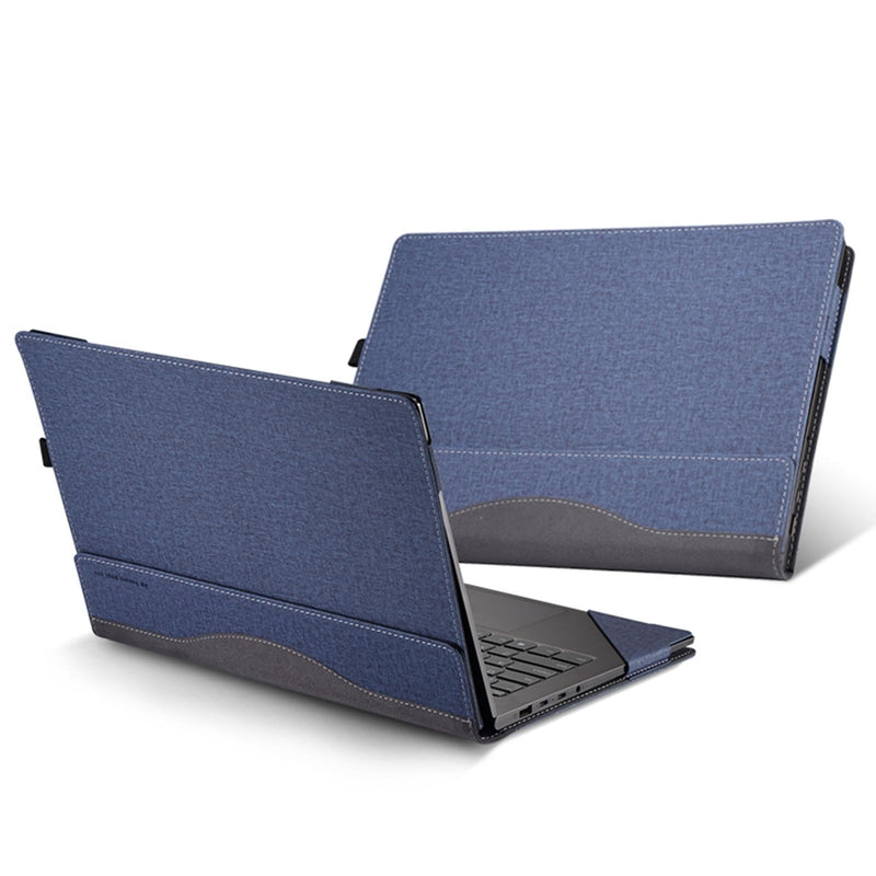 14 Leather Laptop Protective Case - Anti-Fall Design - Dark Blue - For Samsung Galaxy Book 4 Pro