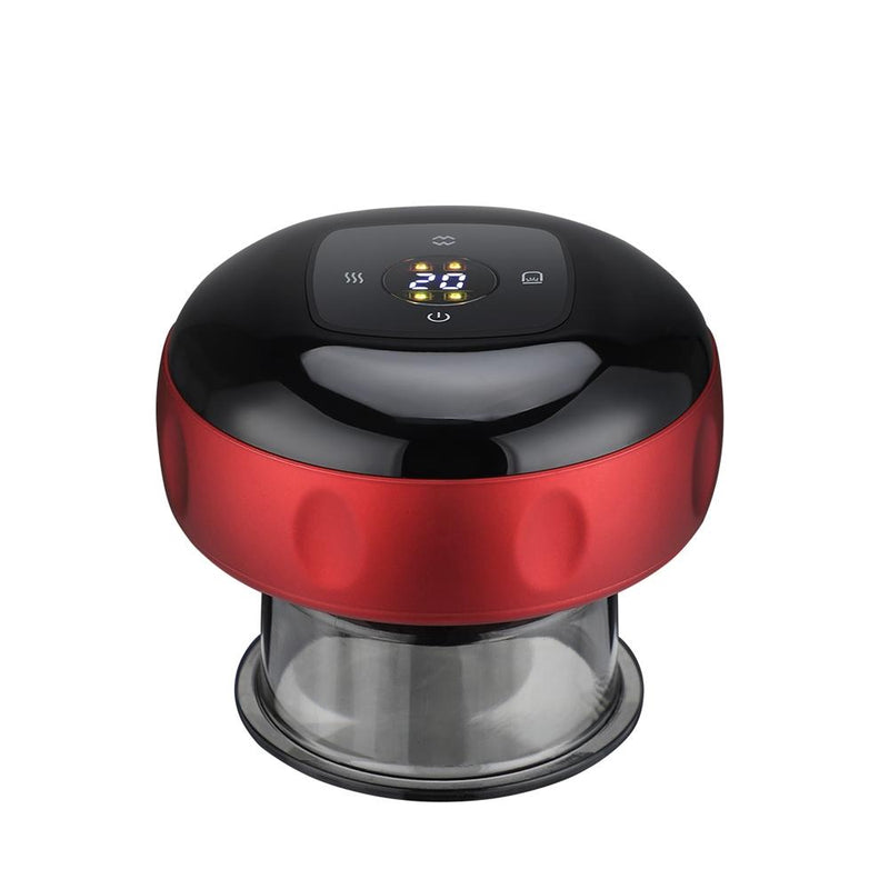 12-Speed Electric Cupping Massage Device Fast Charging - Black