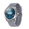 1.3 Inch Ips Colour Screen Ip68 Waterproof Smart Watch Support Bluetooth Call / Sleep Monitoring / Heart Rate Monitoring - Silicone Strap Silver