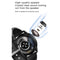 1.3 Inch Ips Colour Screen Ip68 Waterproof Smart Watch Support Bluetooth Call / Sleep Monitoring / Heart Rate Monitoring - Silicone Strap Silver