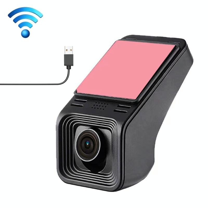1080p Hd Car Recorder with Wifi for Parking Monitoring - Without Button + Usb Long Line